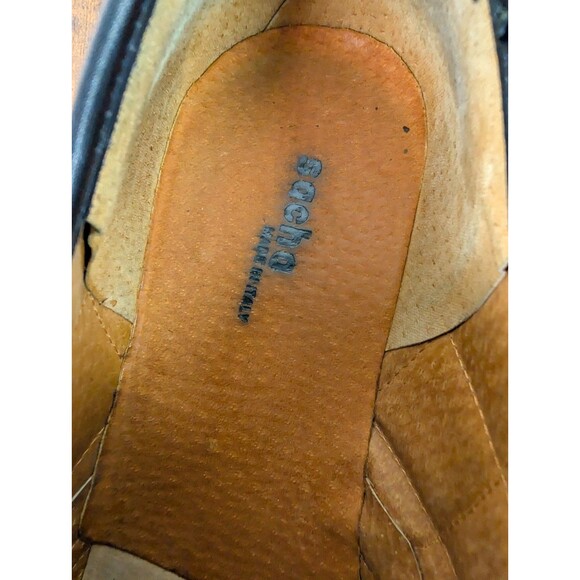 Sacha Made In Italy Black Quilted Suede Dress Shoes Size 11 main image 9